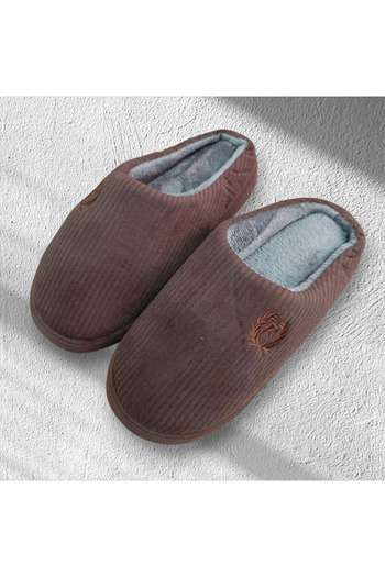 KMS HOME Winter Men's House Slippers Bay Slippers