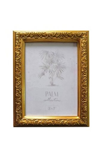 MAPLE LEAF PVC Photo Frame Gold 5x7 inch