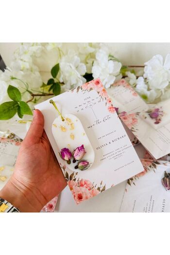 Ziani Wedding and Christening Favor, Scented Wardrobe Freshener Made of Wax