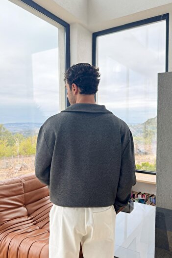 Flaw Wear Half Zip Knit Sweater