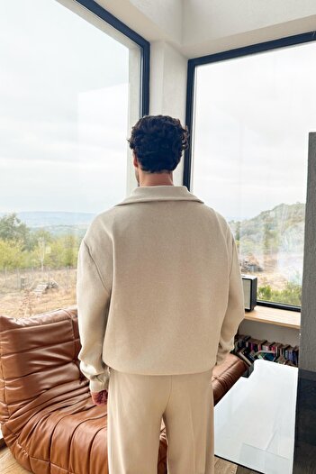 Flaw Wear Half Zip Knit Sweater