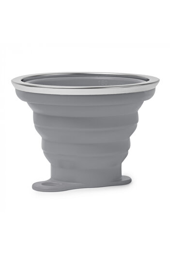 Nurio Silicone Collapsible Cup - Grey -