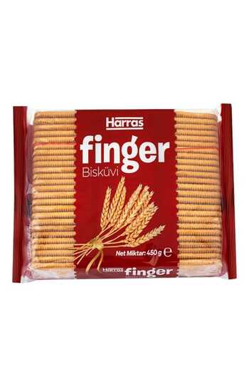 Harras Finger Biscuit Plain Finger Biscuit 4 Pcs X 450 Gr