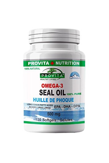 provita Omega 3 (Seal Oil) 500 mg, 120 caps, Nutrition