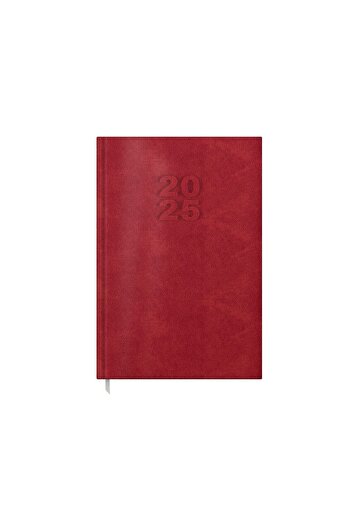 Libra Agenda A5 Daily Dated 2026, Red Balacron Cover