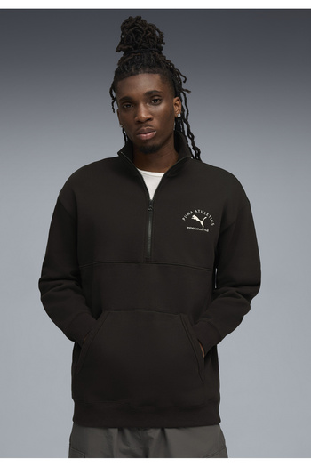 Puma Ανδρικό πουλόβερ με μισό φερμουάρ Class