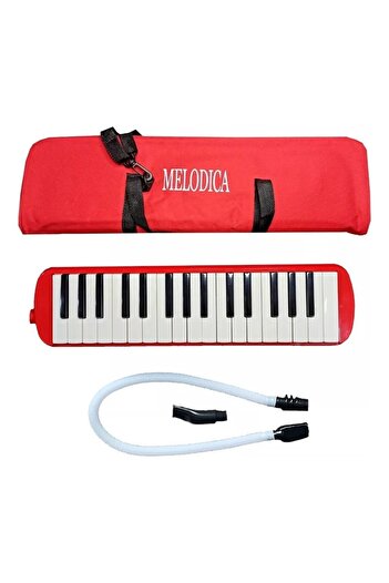 Flippy 32-key harmonica-color-red