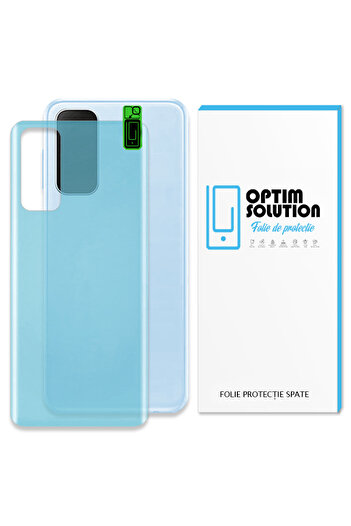 Optim Solution Back Cover for Vivo Y36, Silicone Hydrogel, Full Protection, Clear