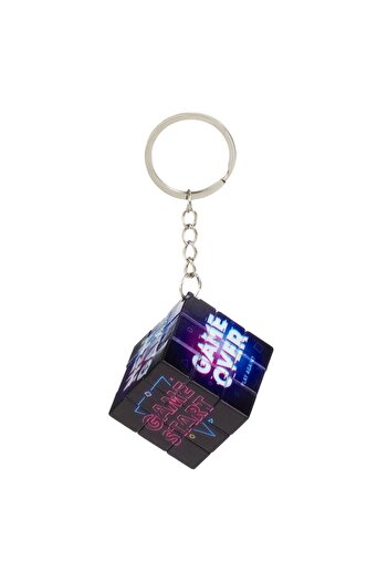 OEM Rubik's Cube Game Keychain 3.5x3.5x3.5cm