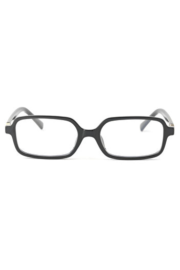TomyHelf Black Frame Rectangular Design Blue Light Protective Trending Glasses