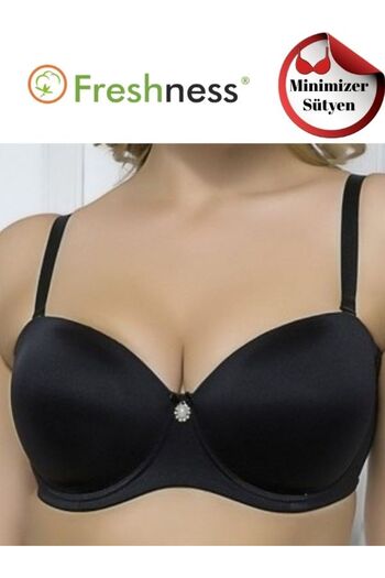 Freshness 2134 Women's Strapless Non-Padded Non-Slip Silicone Band Bra