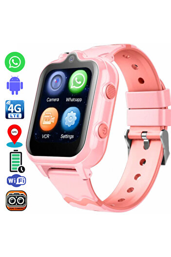 Wingereich Smartwatch for Kids 4G, GPS, HD Video Call, WhatsApp, Dual Camera and SOS Button