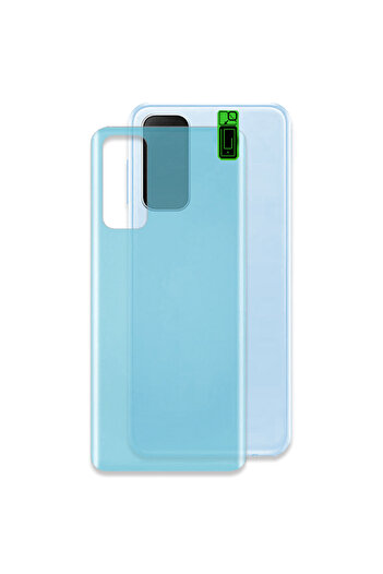 Optim Solution Back Cover for Vivo Y36, Silicone Hydrogel, Full Protection, Clear