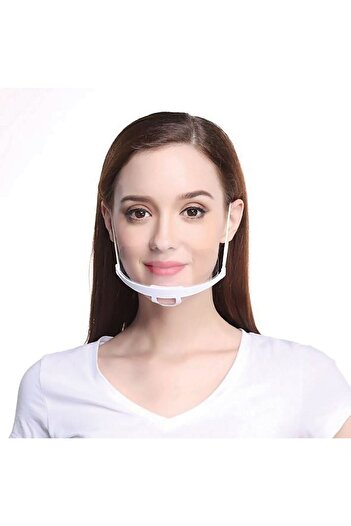 OEM Transparent Plastic Protective Mask 14x7cm