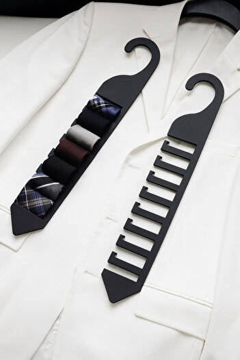 VENON Metal Tie & Accessory Organizer 9 Compartments Closet Organization Hanger Shawl Scarf Belt Hanger Rack