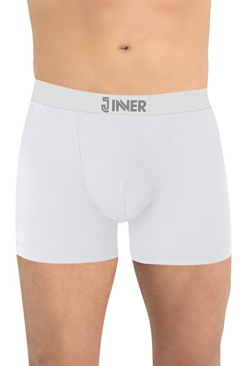 Just inner Men's Boxer Logo Elastic (96% Micro Modal - 4% Elastane)