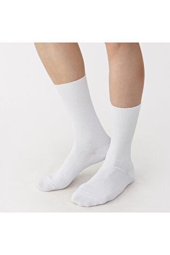 Muji Right Angle Ribbed Socks (4 Pairs)