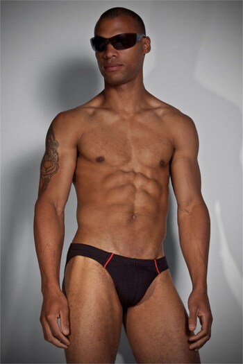 Findit Low Waist Slip Men's 1351 Black