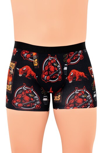 Just inner Men's Boxer Digital Print (96% Cotton - 4% Elastane)