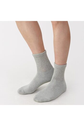 Muji Right Angle Loose Top Pile Short Socks