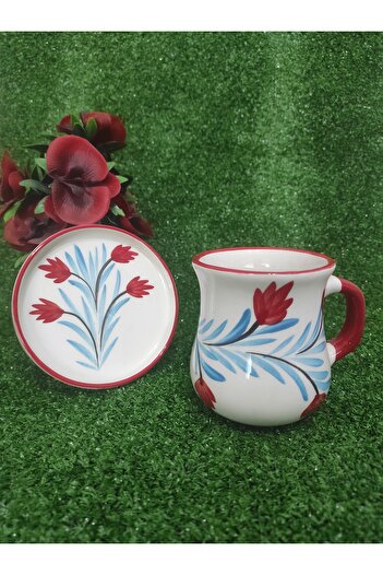 Home Coffee Cup with Saucer, Large 280ml Model
