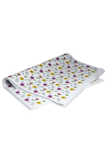 Papette Set of 100 pieces FLORAL tissue paper Model 8