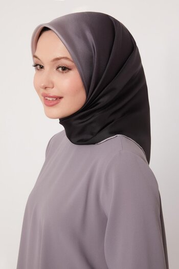 Levidor Lilac Gradient Twill Silk Scarf