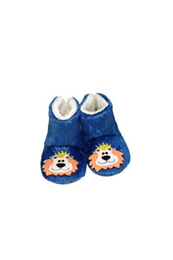 Midimax Peluş Bebek ve Çocuk Panduf Ev Botu – Kışlık Kaymaz Tabanlı Patik