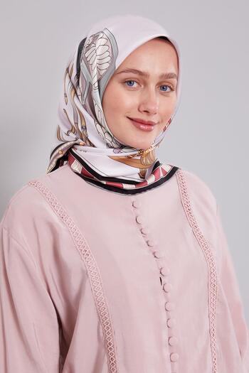 Levidor Lilac Twill Silk Scarf Lunera Collection