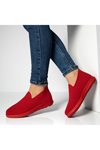 BMoD Women's red textile sport espadrilles MOD13053