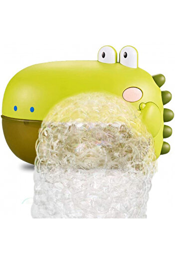 MalPlay Dino Green Bath Toy for Making Balloons with Songs