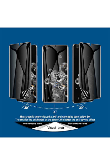 Optim Solution PRIVACY Classified Film for Samsung Galaxy A52 5G, Anti Spy Silicone Hydrogel, Matte Texture