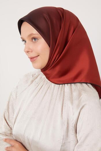 Levidor Black-Red Transitional Twill Silk Scarf