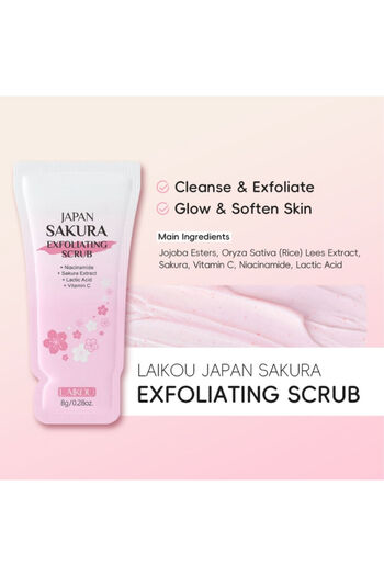 LAIKOU Sakura Body Scrub with Vitamin C – Exfoliation and Brightness 8 g