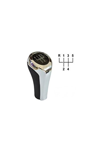 Lumi LUXURY Plastic car gear shift knob compatible with BMW E36, E46, E34 5 speed