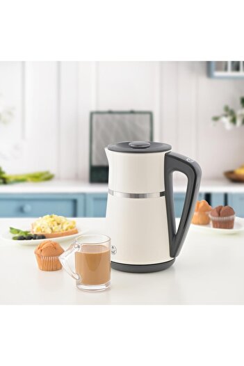 ALSAIF Lucia Electric Kettle With Digital Screen Double Layers Inside Stainless Steel 1.7 liters