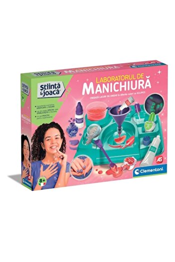 SHOPIENS Nail art set, Clementoni, Manicure Laboratory, Multicolor, Age 8+, MYONNA IT &