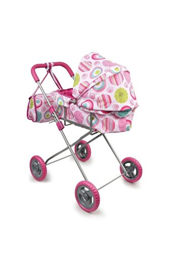 OEM Pink Stroller with Bag for Dolls