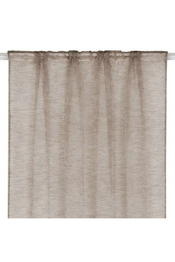 OEM Decorative Window Curtain with Band, Medium Shading, Beige, 140 x 140 cm