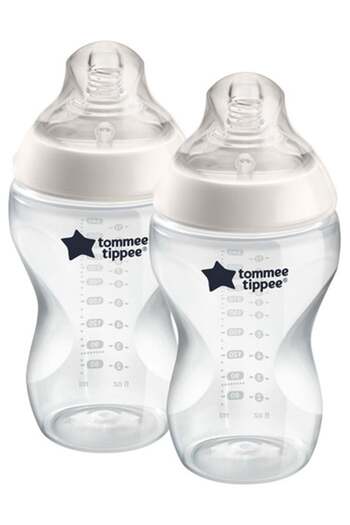 tommee tippee Natural Start Baby Bottles 340ml – 2-Pack Anti-Colic Feeding Bottles for Newborns &