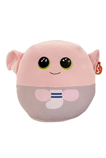 TY Squishy Beanies Dobby Pink Plush Toy 25cm