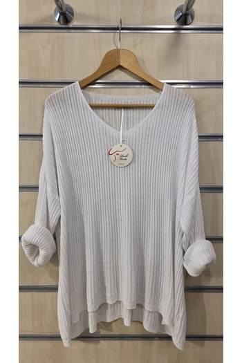 Park Moda Casual Mercerized Sweater Plain Pattern