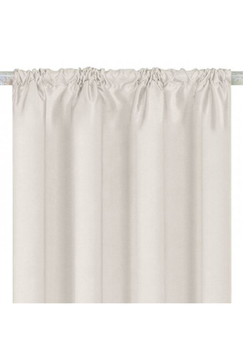 OEM Decorative Curtain, Opaque Velvet, 140 x 260 cm, Ecru
