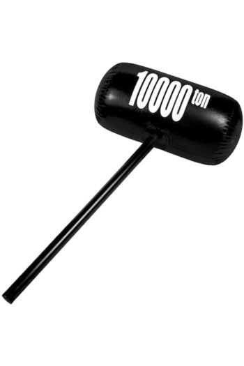 OEM Inflatable Sledgehammer, Model 10000 Ton, Black