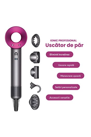 Soho Mobile Professional Hair Dryer 5 in 1 with Advanced Ionization Technology, Anti-Frizz, Efficient and Fast D
