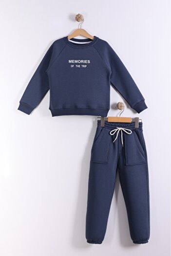 Ahsenimbebe Boy's Thick Tracksuit Set