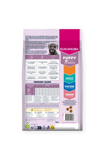 Eukanuba Dry Food for Dogs, Puppy Small Breed, Fresh Chicken, 3 KG
