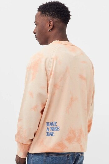 Nike Sportswear French Terry''From Beaverton with Love'' Men's French Fabric Sweatshirt Orange
