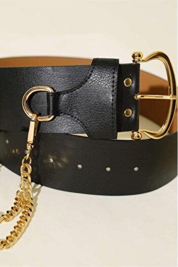 Desre Moda Chain Dangle Women's Belt Dress Belt Shirt Belt Coat Belt Body Belt Waist Belt