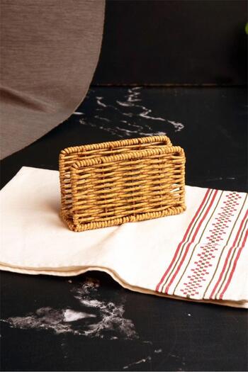 Bayev Wicker Rectangular Tabletop Napkin Holder 700782
